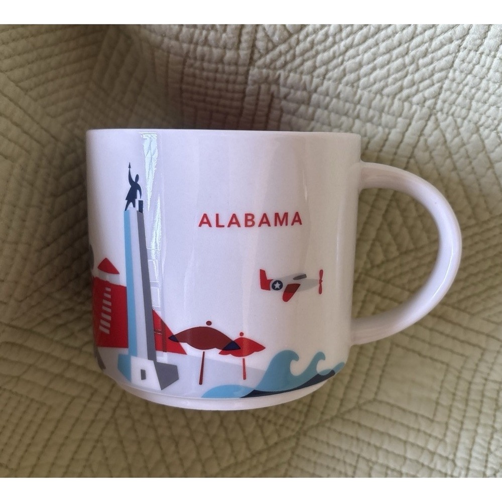 Starbucks Alabama You Are Here Collection 14 oz City Mug Space